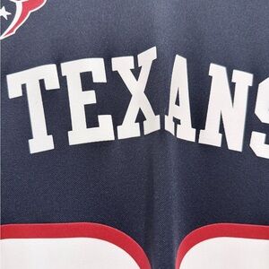 Nike Navy and White Texans Jersey